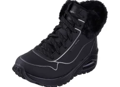 SKECHERS, gefütterte Damen-Boots, Winterschuhe, mit flauschigem Plüschkragen