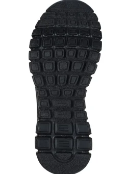 SKECHERS, klassiche Damen-Slipper, aus Synthetik und elastischem Strick-Material