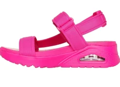 SKECHERS Sandale aus dehnbarem Textilmaterial