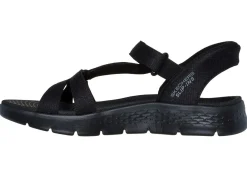 SKECHERS, sportliche Damen-Sandalen, mit geformter Slip-Ins Fersenplatte