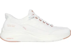 SKECHERS, stylische Damen-Sneaker, mit geformter Slip-Ins Fersenplatte