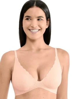 sloggi ZERO Feel-Push-up-BH mit Elastikspitze