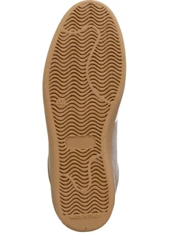 Sneaker aus Veloursleder mit Nappa-Besätzen und gepolstertem Schaftrand
