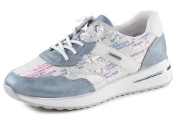 Sneaker mit schimmernden Pailletten