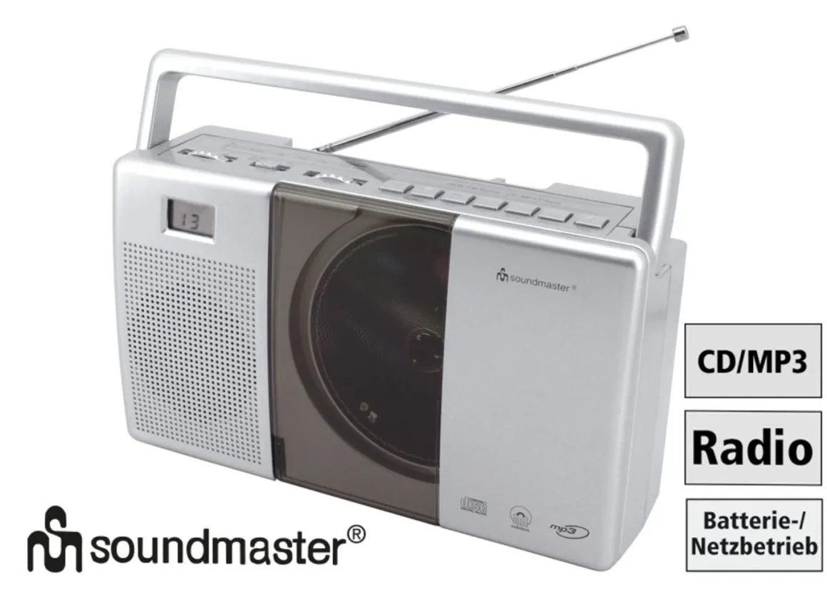 Soundmaster CD-Kofferradio RCD1185