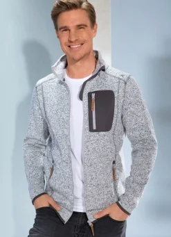 Strickfleece-Kurzjacke