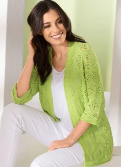 Strickjacke in Mustermix