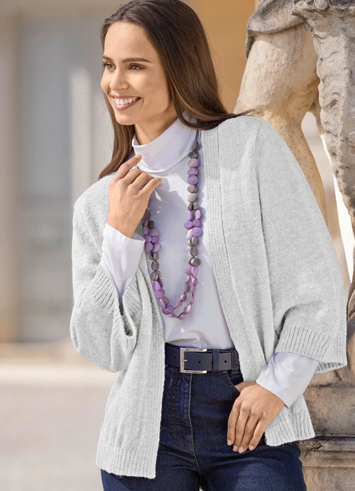 Strickjacke mit Alpaka