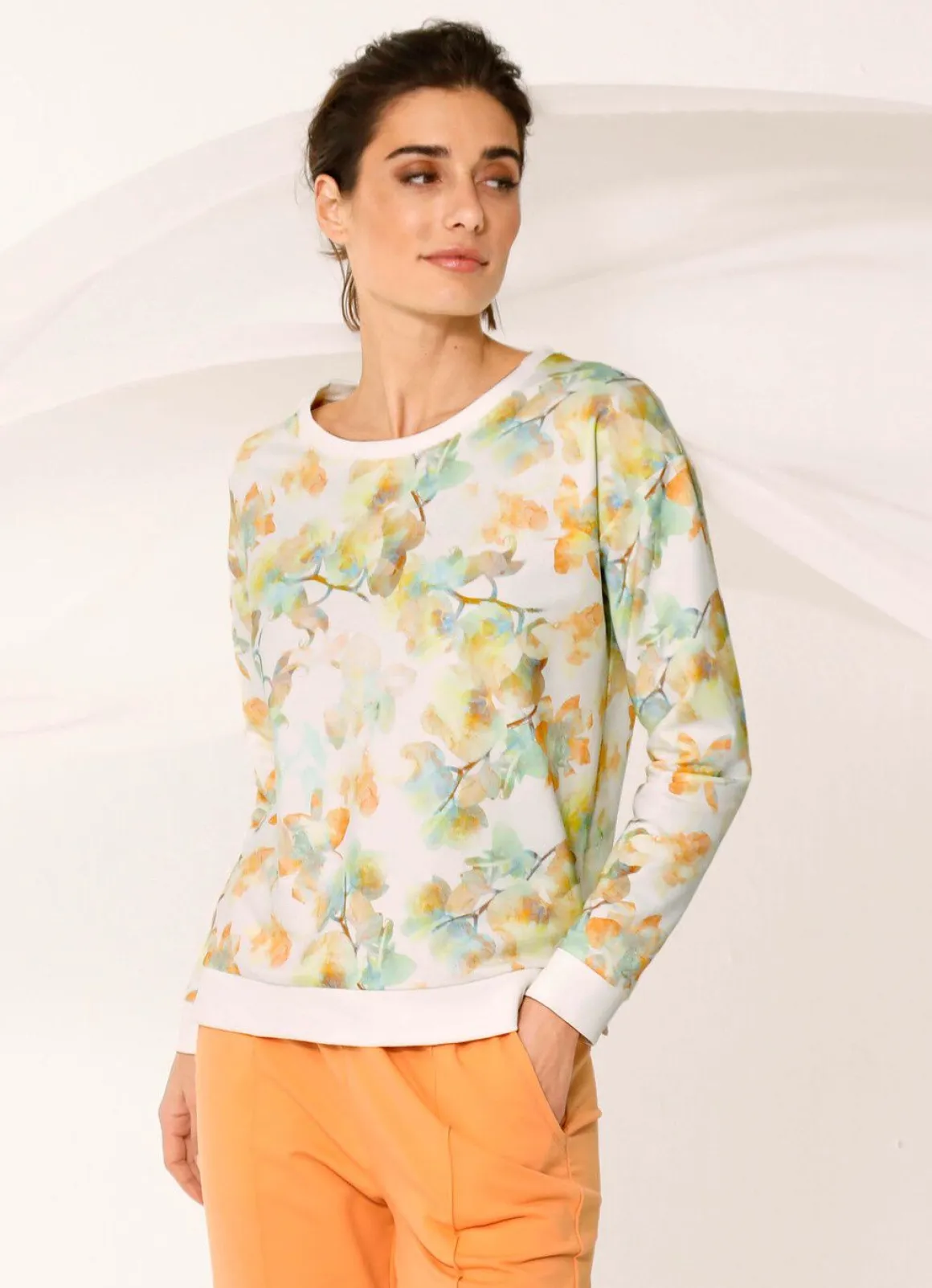 Sweatshirt mit Rundhalsausschnitt
