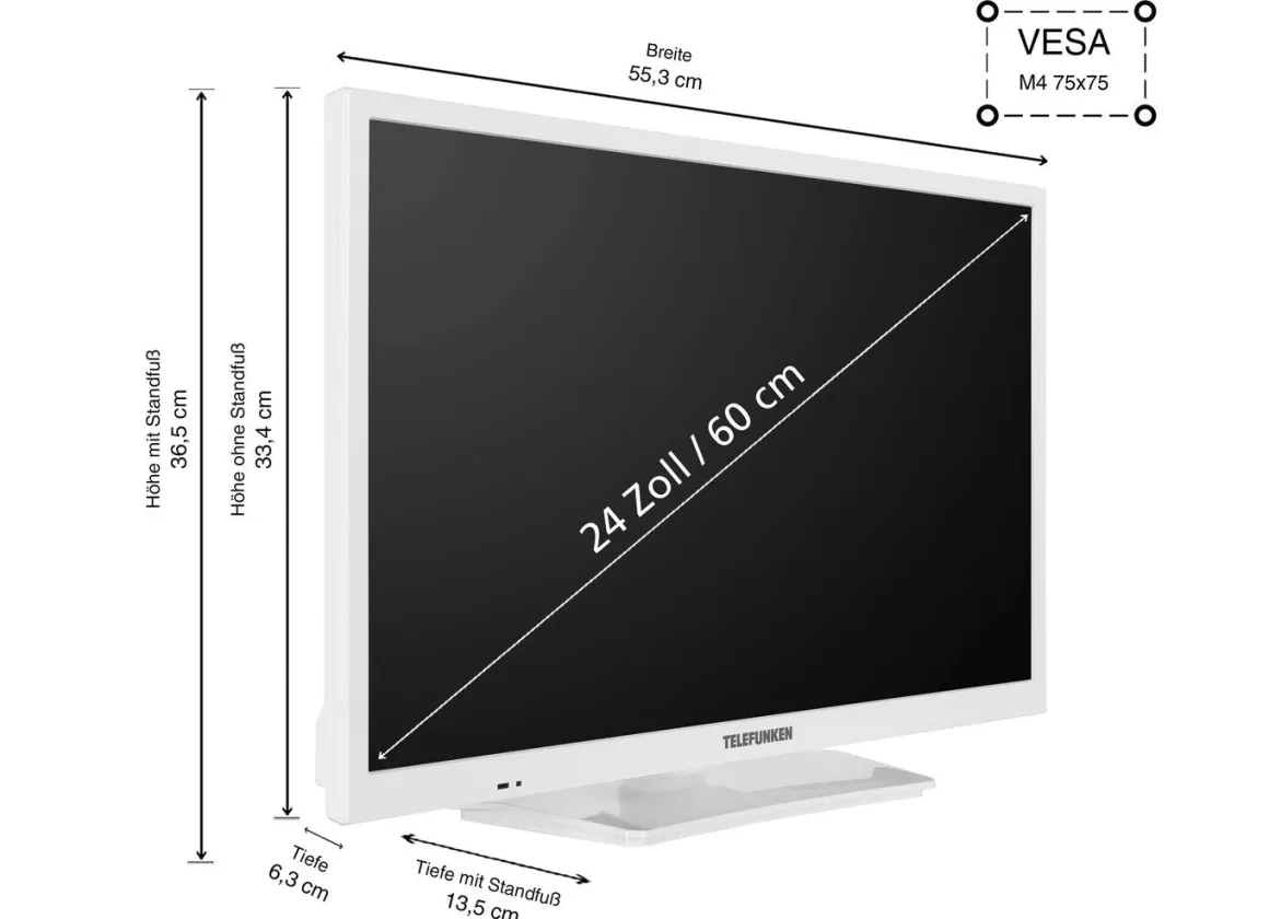 Telefunken XH24O550M HD-Ready-LED-Fernseher