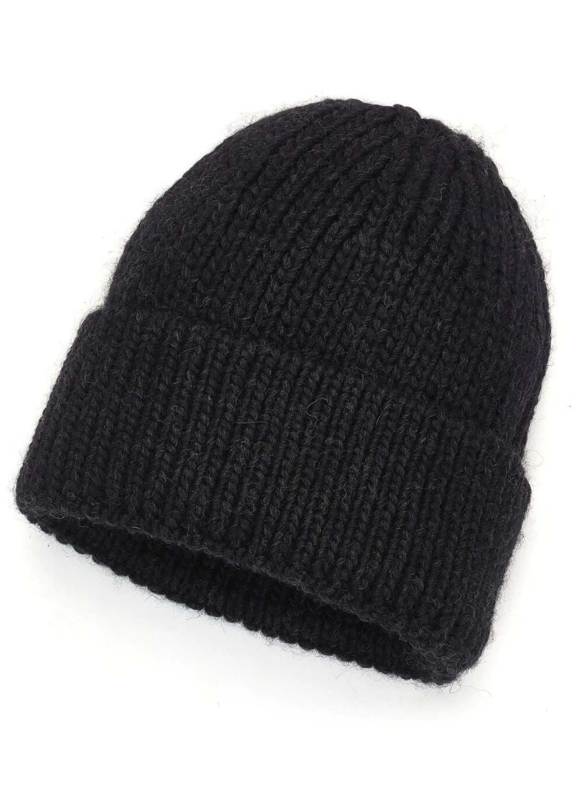 Trendige Damen-Mütze, mit Umschlag