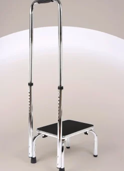 Trittstufe mit Haltegriff