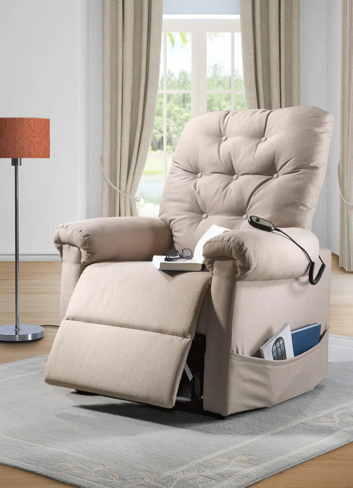 TV-Sessel mit Motor und Aufstehhilfe