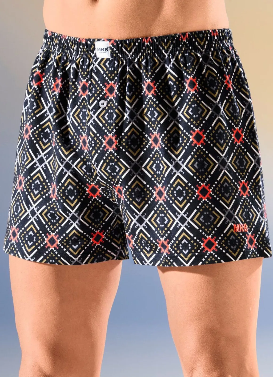 Viererpack Boxershorts mit Dehnbund
