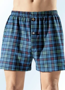 Viererpack Boxershorts mit Karodessin