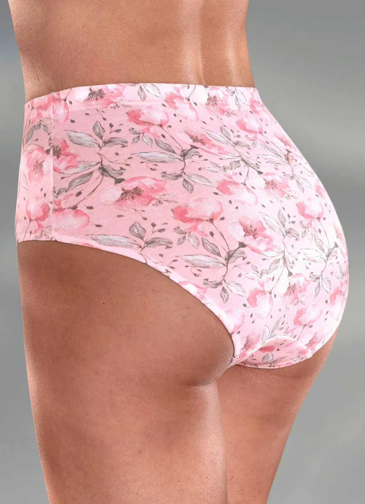 Viererpack Slip mit Floraldruck