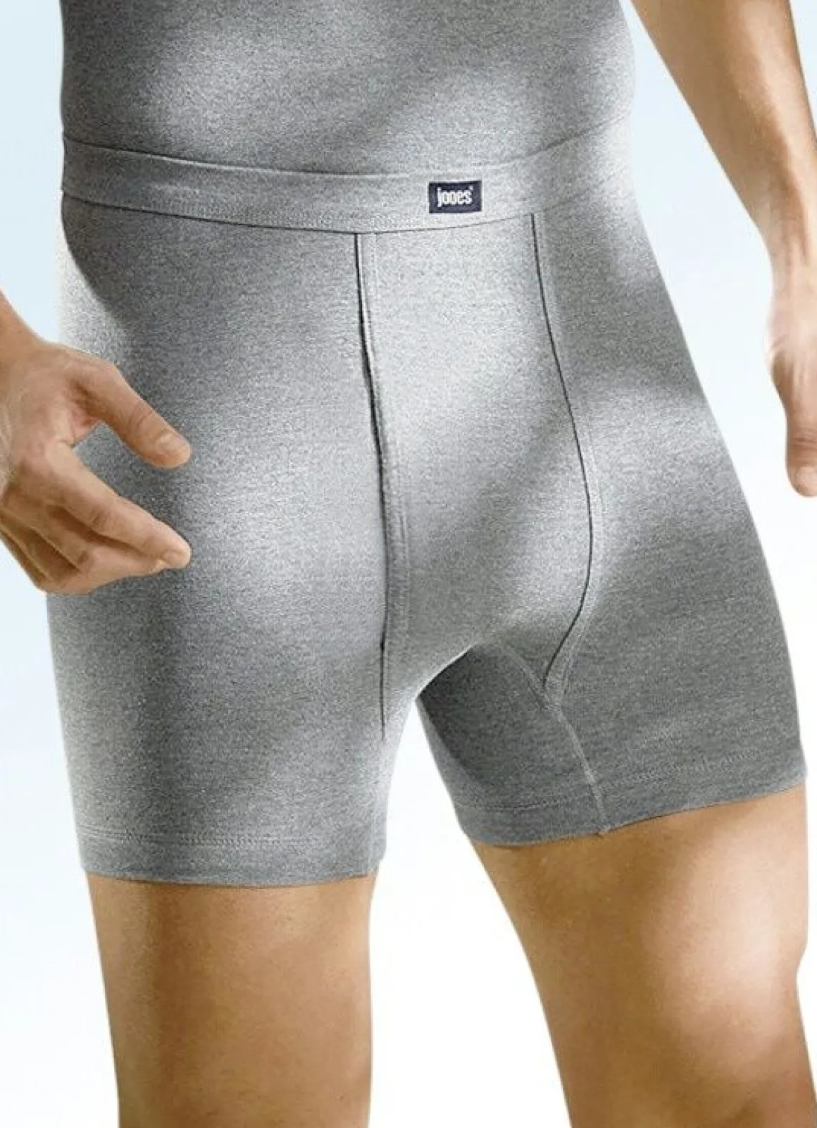 Viererpack Unterhosen aus Feinripp mit Eingriff