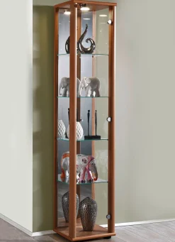 Vitrine, 1-türig, mit LED-Beleuchtung