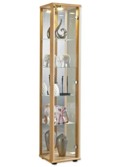 Vitrine, 1-türig, mit LED-Beleuchtung