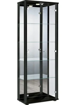 Vitrine, 2-türig, mit LED-Beleuchtung