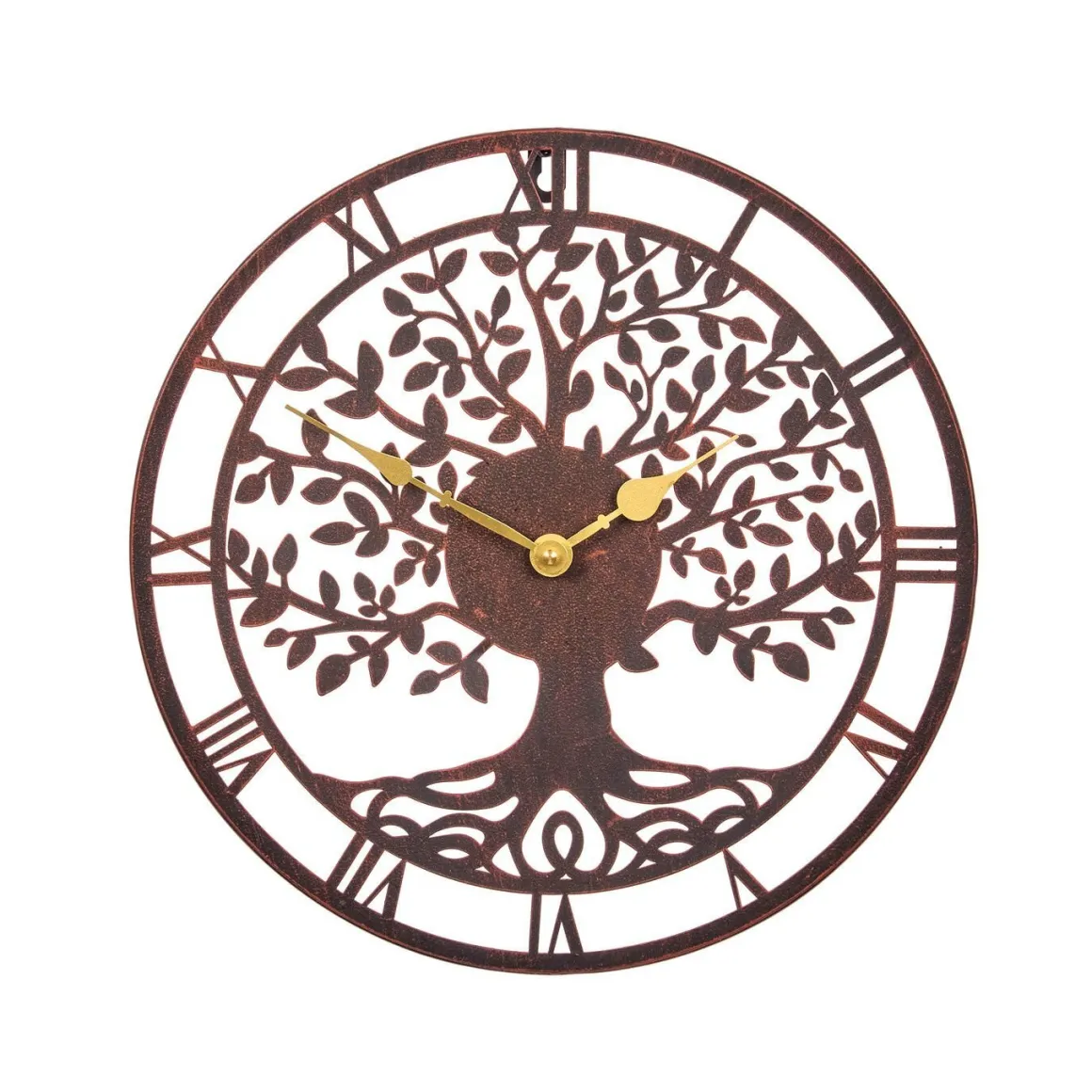 Wanduhr mit Lebensbaummotiv