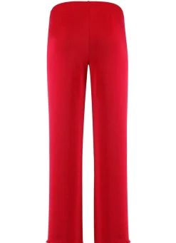 Weich fließende, 7/8-lange Hose