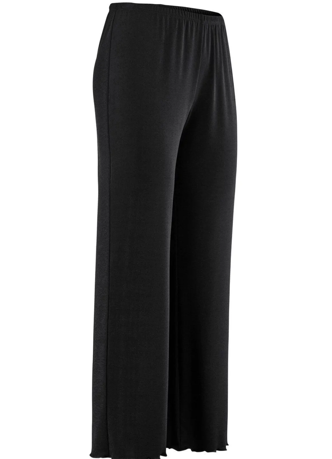 Weich fließende, 7/8-lange Hose