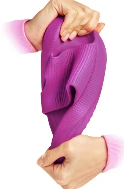 Wolken-Slipper relaxvital mit geriffelter Sohle
