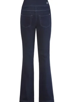 Yoga-Jeans mit ausgestellter Fußweite