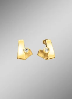 Zarte Brillanz – Ohrstecker aus edlem Gold