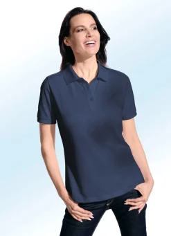 Zweierpack Poloshirt mit kurzer Knopfleiste