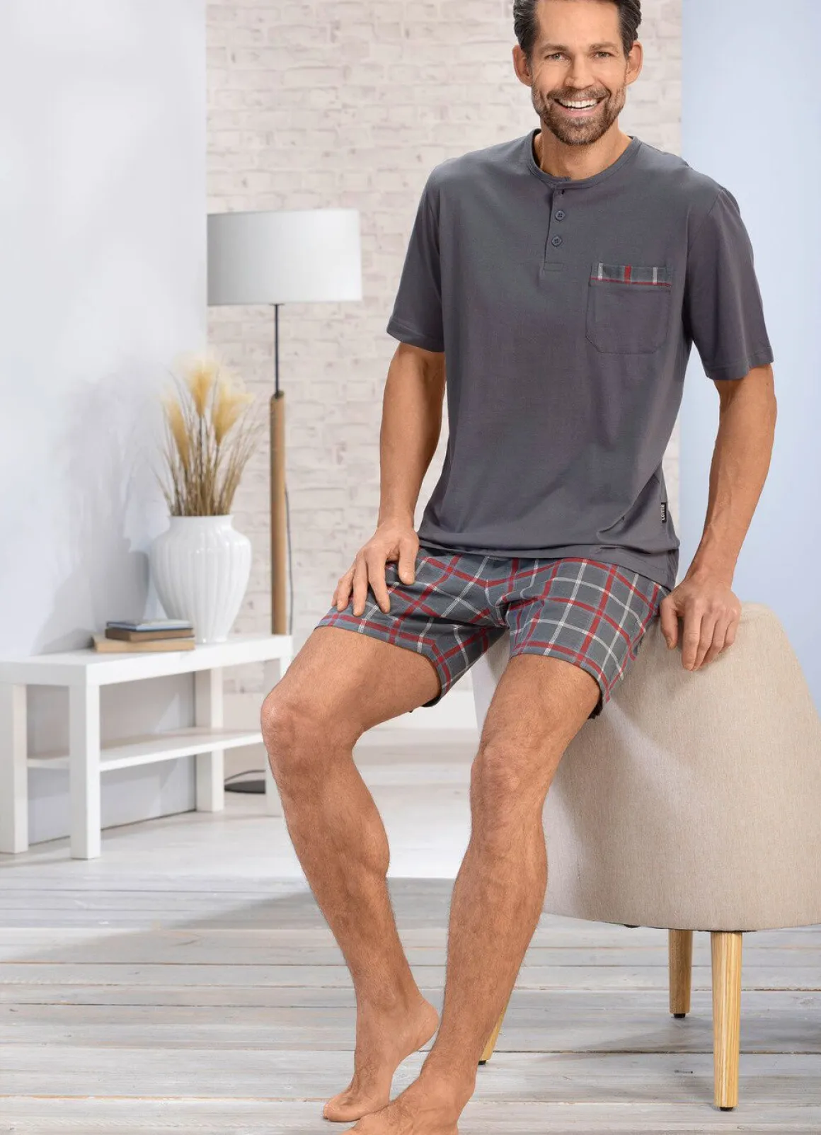 Zweierpack Shortys mit Knopfleiste