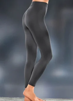 Zweierpack Thermo-Leggings innen weich angraut